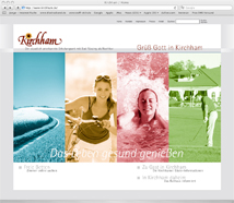 Screenshot www.kirchham.de